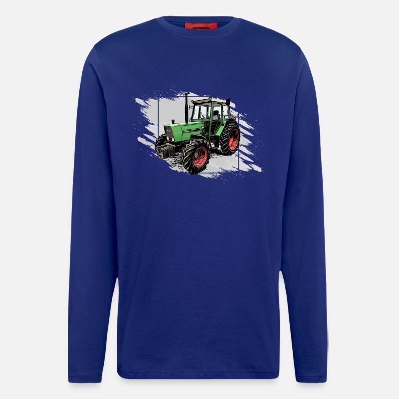 Traktor Farmer 306 - Langarmshirt - made by SPREAD - Iconic Blue