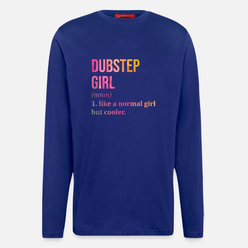 Dubstep - Langarmshirt - made by SPREAD  - Iconic Blue