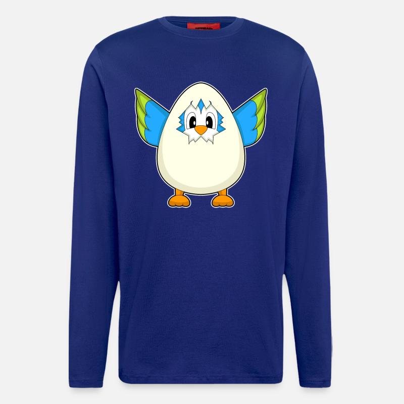 Parrot Egg - Longsleeve - made by SPREAD - Iconic Blue