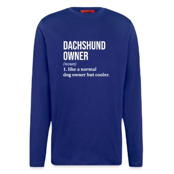 Dackel Dackel Dackel - Langarmshirt - made by SPREAD  - Iconic Blue - Vorne