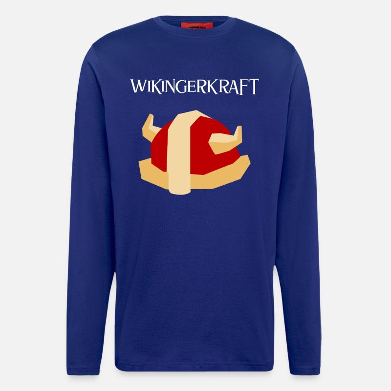 Wikingerkraft - Langarmshirt - made by SPREAD  - Iconic Blue