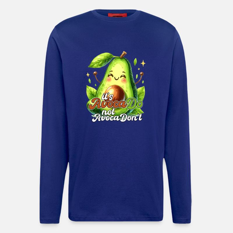 Happy Avocado its AvocaDo Design - Langarmshirt - made by SPREAD  - Iconic Blue