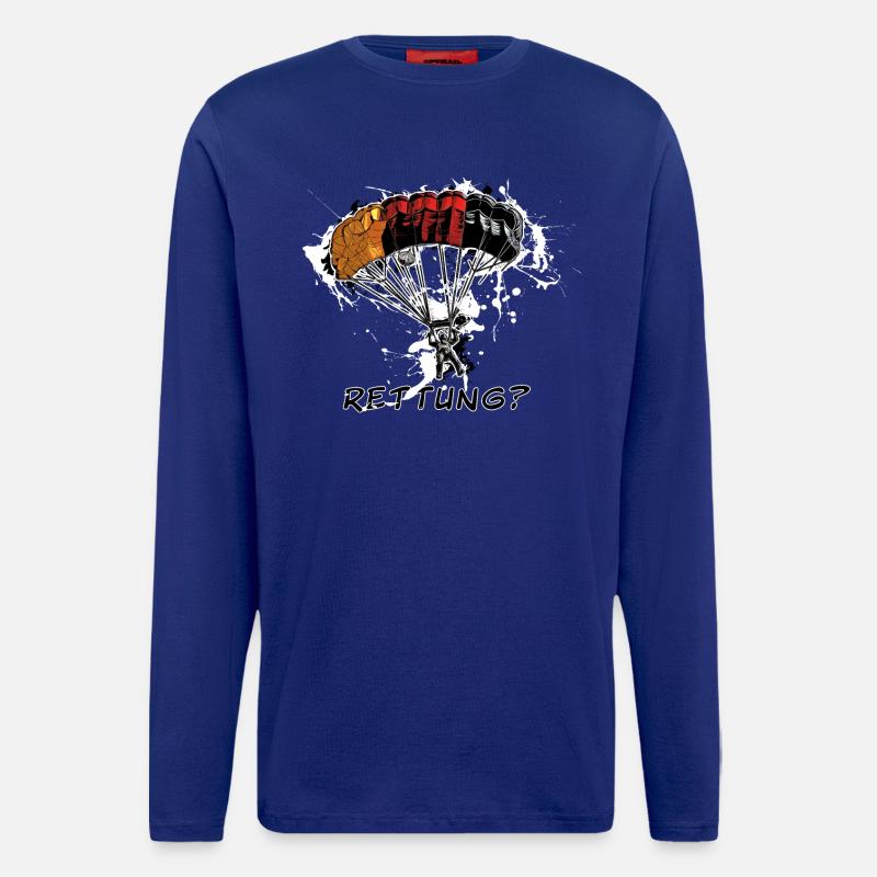 Fallschirmspringer - Langarmshirt - made by SPREAD  - Iconic Blue