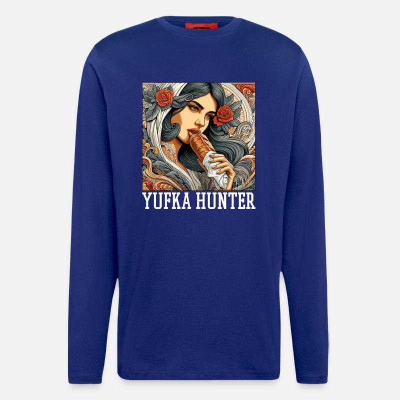 Yufka Jäger Kebab Geschenk - Langarmshirt - made by SPREAD  - Iconic Blue
