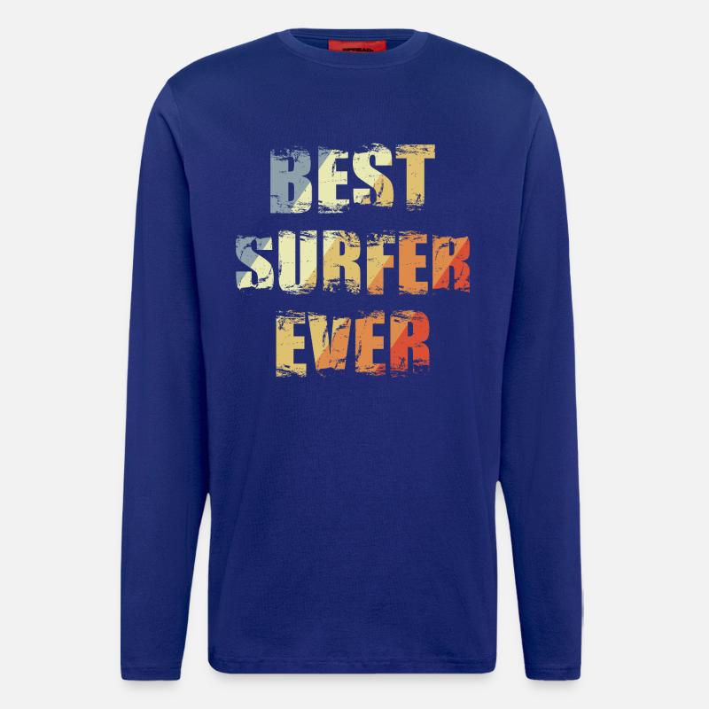 Best Surfer Ever - Langarmshirt - made by SPREAD  - Iconic Blue