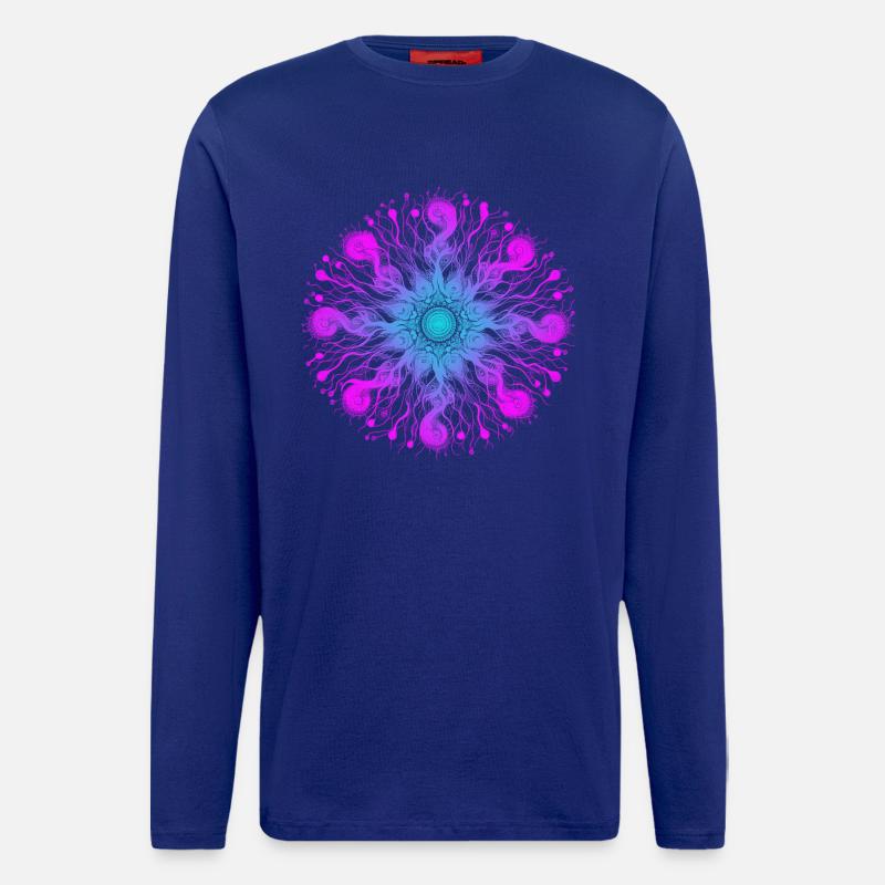 Psyche Mandala - Langarmshirt - made by SPREAD  - Iconic Blue