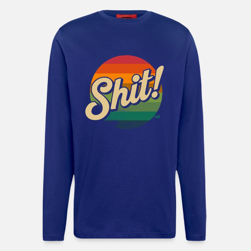 Shit! Shirt - Langarmshirt - made by SPREAD  - Iconic Blue