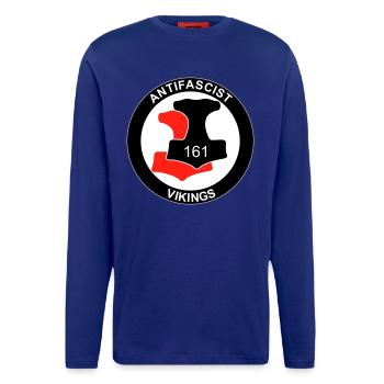Antifa Vikings - Longsleeve - made by SPREAD  - Iconic Blue - Front