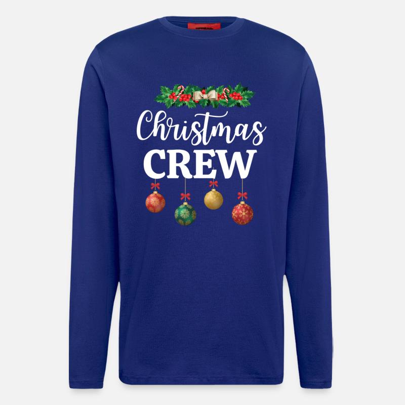 Weihnachts-Crew - Langarmshirt - made by SPREAD  - Iconic Blue