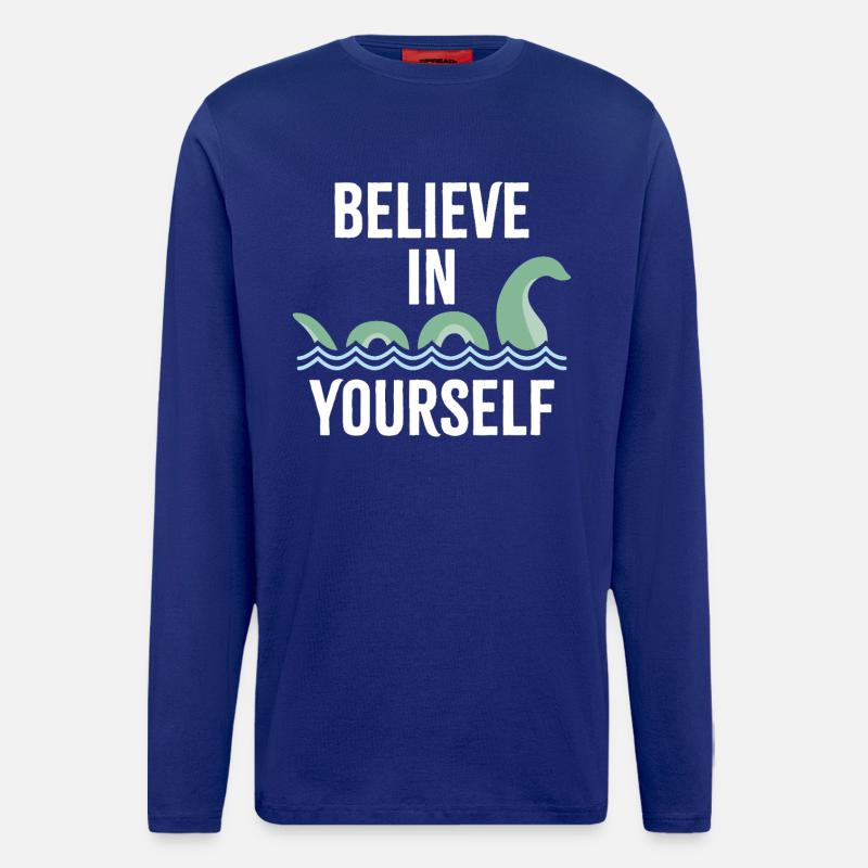 an sich selbst glauben - Langarmshirt - made by SPREAD  - Iconic Blue