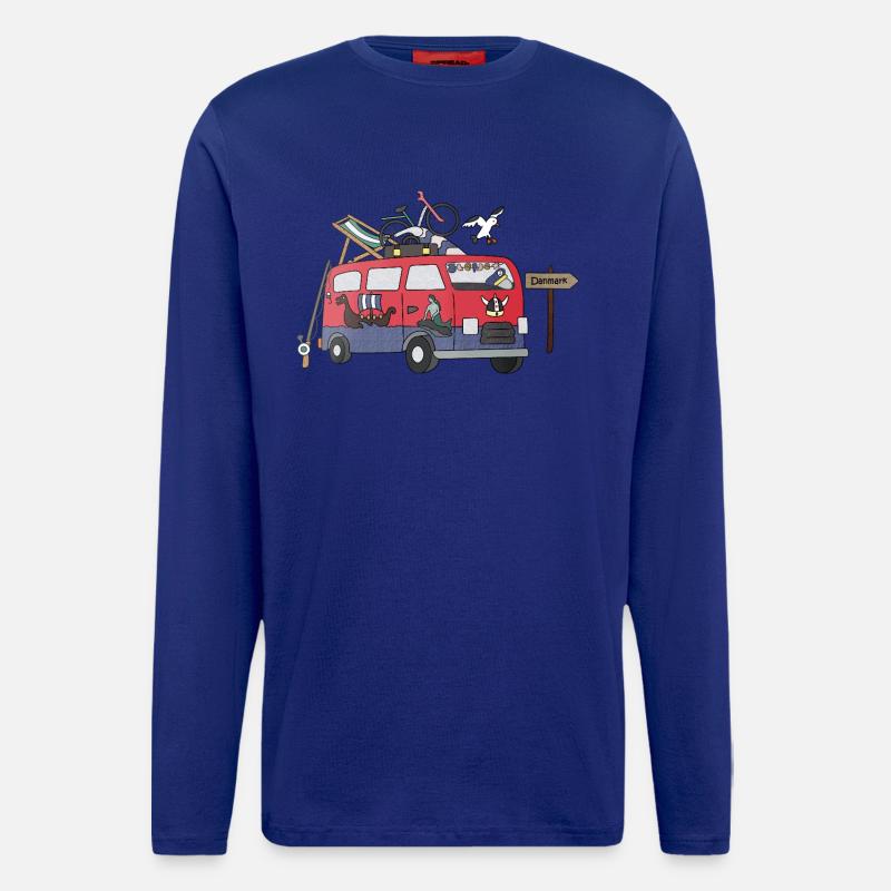 Camper Hygge Daenemark - Langarmshirt - made by SPREAD  - Iconic Blue