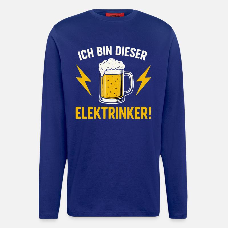 Elektrinker - Langarmshirt - made by SPREAD  - Iconic Blue
