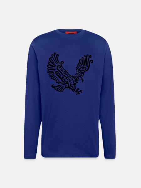 Black Eagle - Longsleeve - made by SPREAD  - Iconic Blue