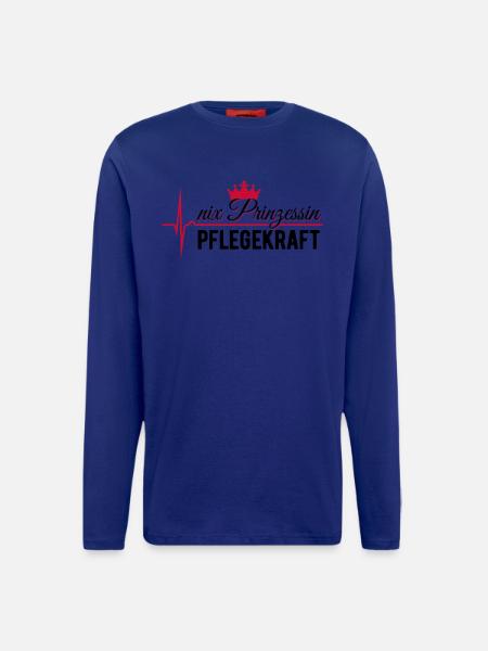Nix Princess - Caregiver - ECG Pulse Gift - Longsleeve - made by SPREAD - Iconic Blue