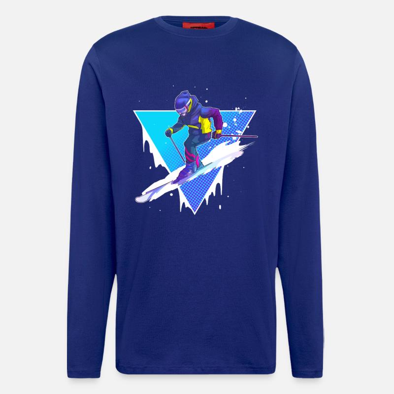 Ski - Langarmshirt - made by SPREAD - Iconic Blue