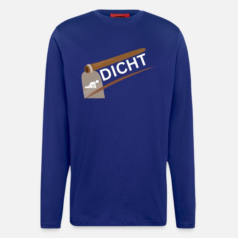 Party Sauf Shirt - Hacke Dicht - Longsleeve - made by SPREAD - Iconic Blue