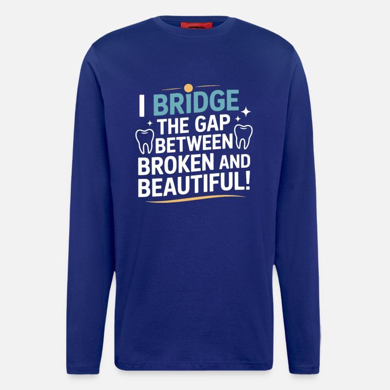 Dental Ceramic Firing Process  - Longsleeve - made by SPREAD  - Iconic Blue