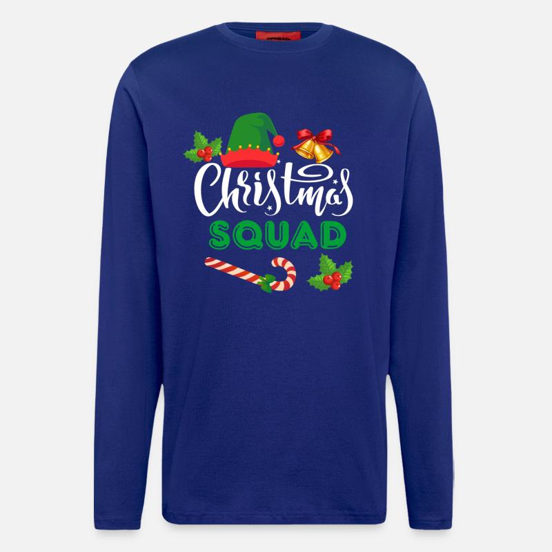Weihnachtskader - Langarmshirt - made by SPREAD  - Iconic Blue