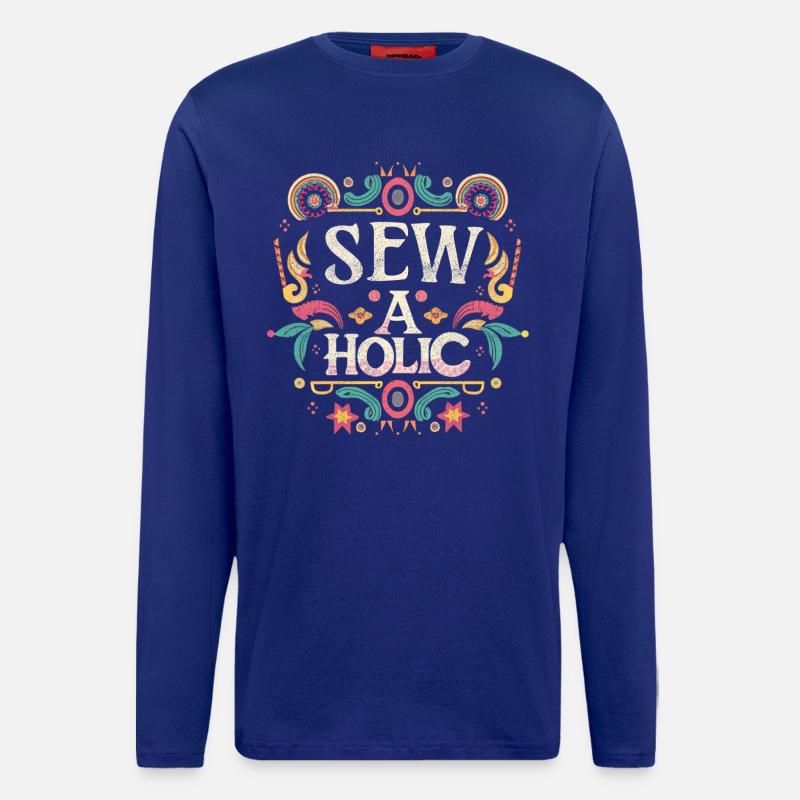 Sew-aholic - Langarmshirt - made by SPREAD  - Iconic Blue