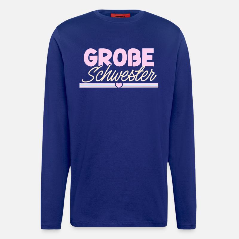 Große Schwester - Langarmshirt - made by SPREAD  - Iconic Blue