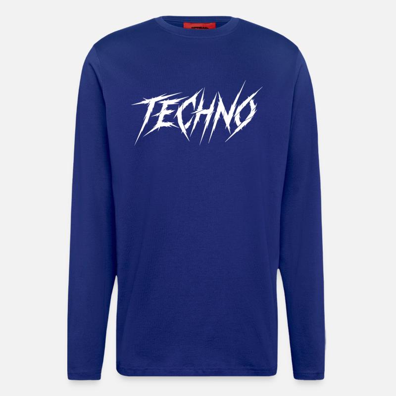 Brutal Claw Techno - Longsleeve - made by SPREAD  - Iconic Blue