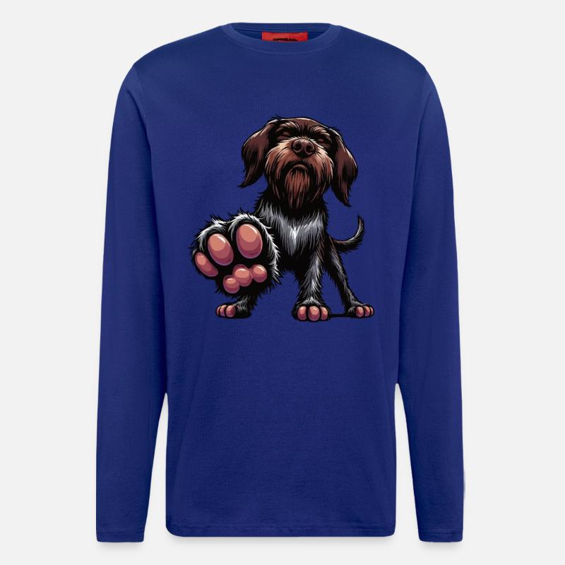 German Wirehaired German Wirehaired Owner - Longsleeve - made by SPREAD  - Iconic Blue