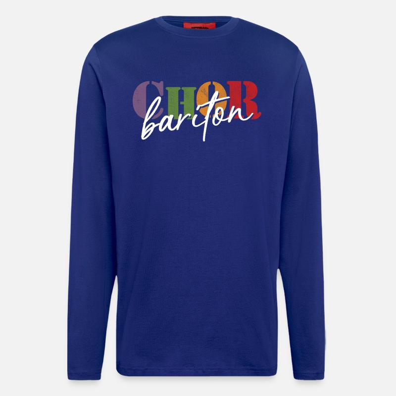 Chor Bariton - Langarmshirt - made by SPREAD  - Iconic Blue