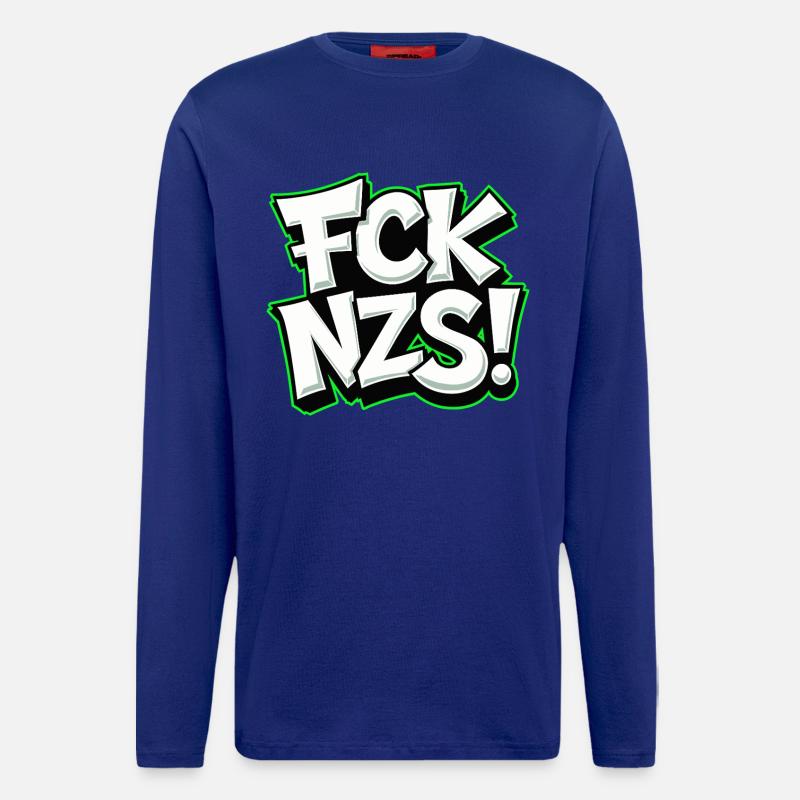 FCK NZS Statement gegen Rassismus - Langarmshirt - made by SPREAD  - Iconic Blue