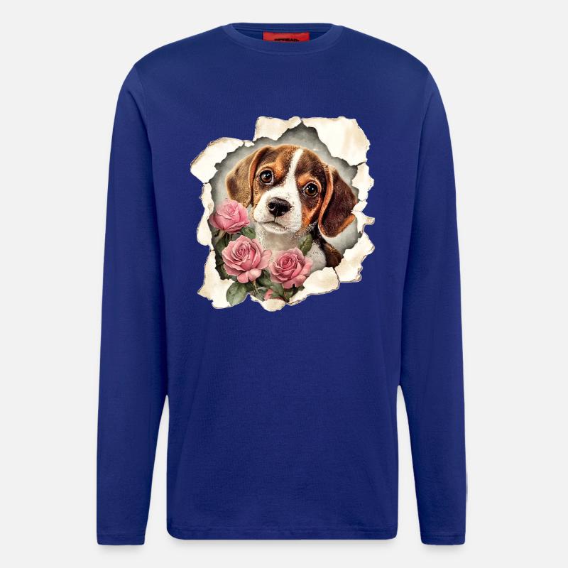 Beagle - Langarmshirt - made by SPREAD  - Iconic Blue