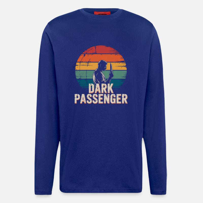 Dark Passenger - Killer Blood Design - Langarmshirt - made by SPREAD - Iconic Blue