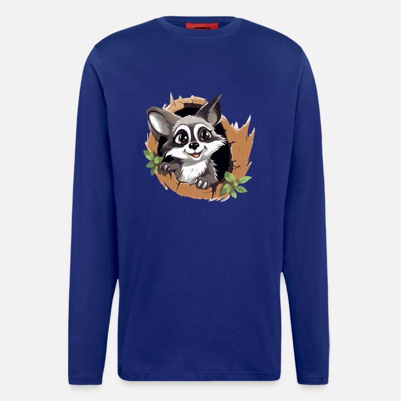 Pfotenglück im Baumring - Langarmshirt - made by SPREAD  - Iconic Blue