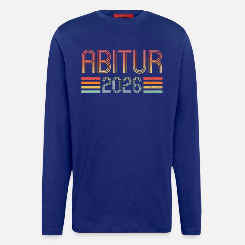 Abi 2026 - Abitur - Geschenk - Langarmshirt - made by SPREAD  - Iconic Blue