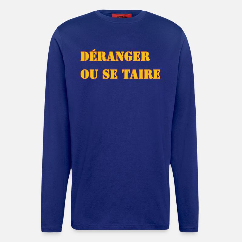 STÖREN ODER SCHWEIGEN. - Langarmshirt - made by SPREAD  - Iconic Blue