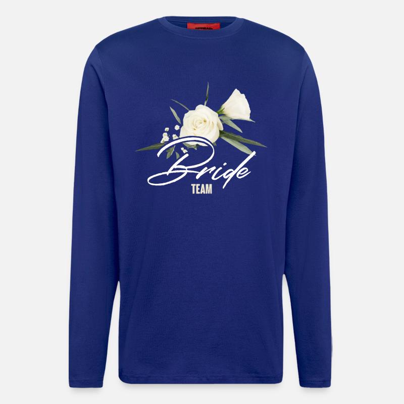 Team bride - Langarmshirt - made by SPREAD - Iconic Blue