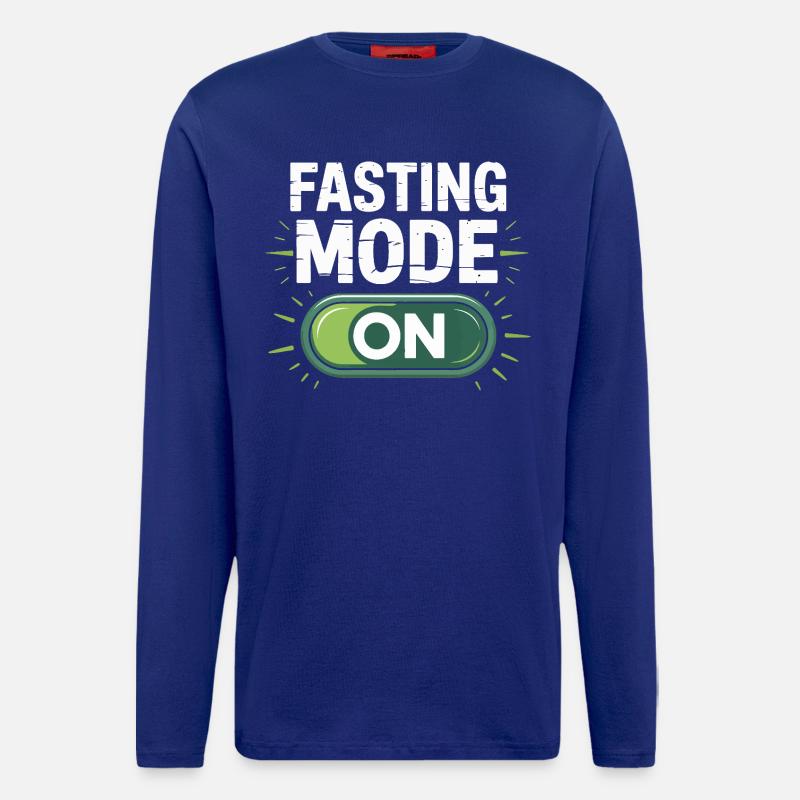 Turn on fasting mode design - Longsleeve - made by SPREAD  - Iconic Blue