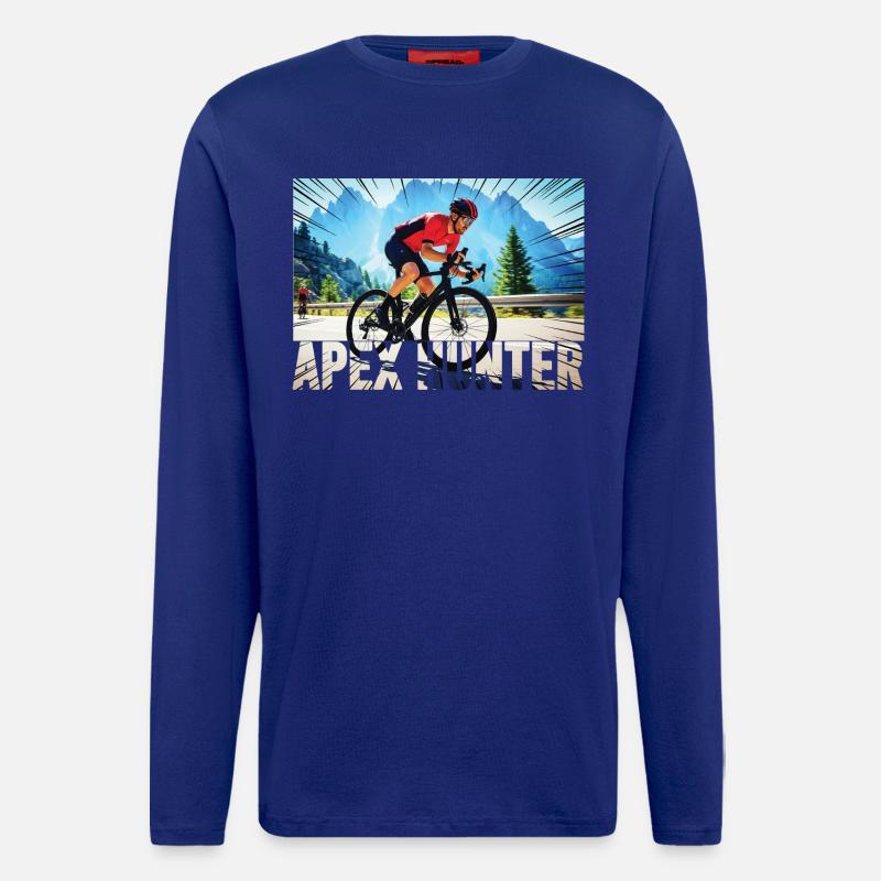 APEX HUNTER Mountainbiker - Langarmshirt - made by SPREAD  - Iconic Blue