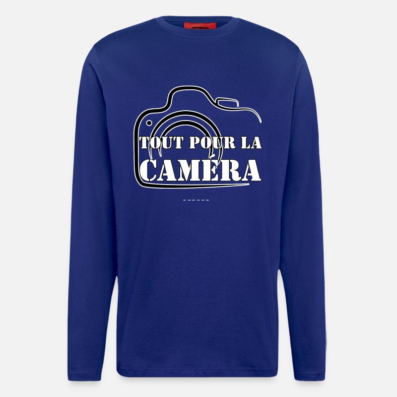 EVERYTHING FOR THE CAMERA. - Longsleeve - made by SPREAD  - Iconic Blue
