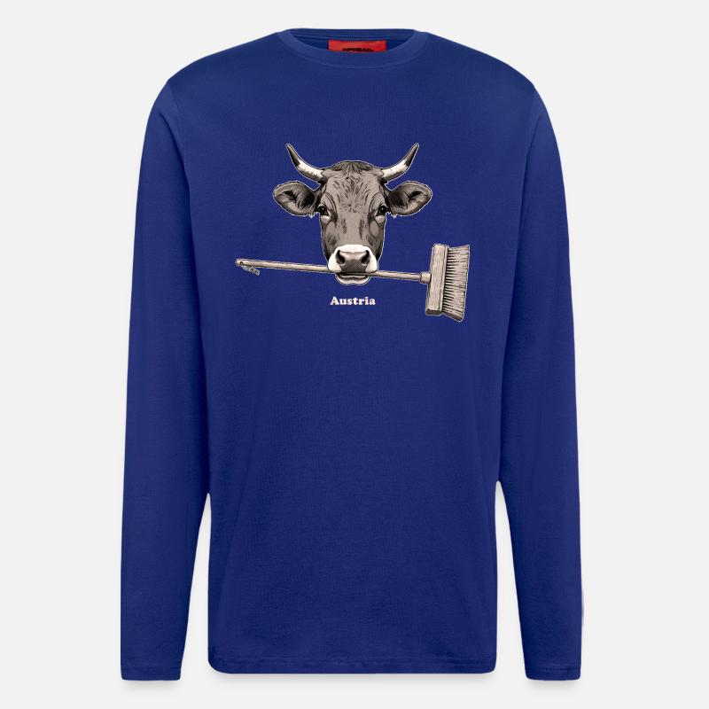 Kuh - Langarmshirt - made by SPREAD  - Iconic Blue