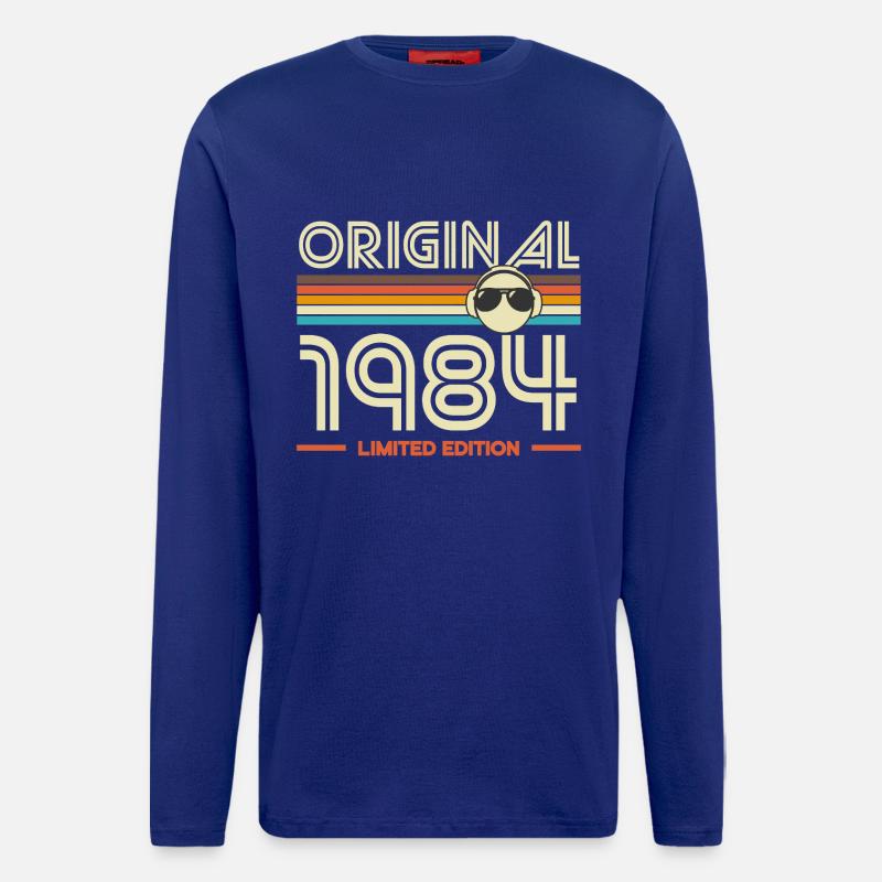 Originale Retro-Edition von 1984 - Langarmshirt - made by SPREAD  - Iconic Blue