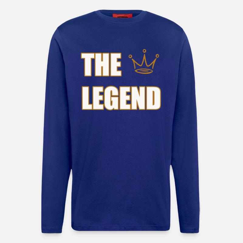 THE LEGEND – Bold Iconic Statement Design - Langarmshirt - made by SPREAD  - Iconic Blue