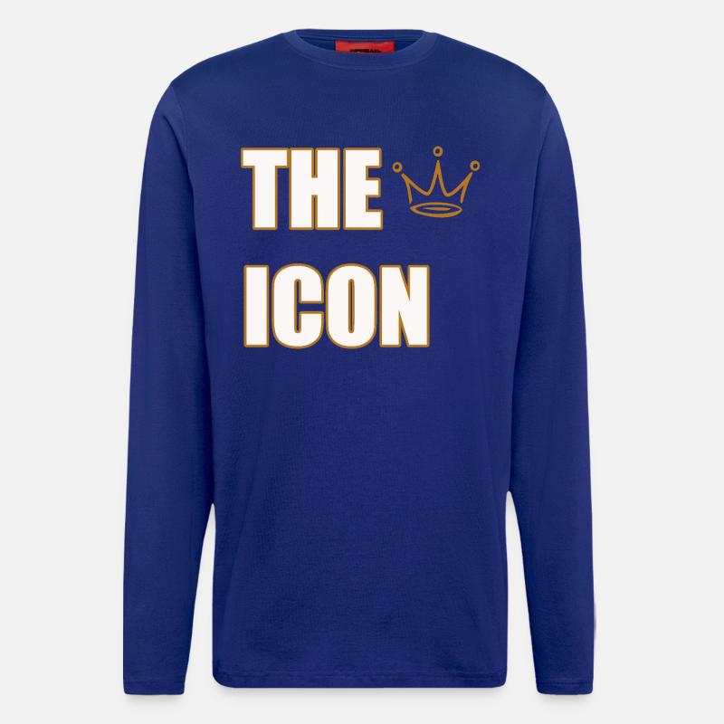 THE ICON – Bold Legendary Statement Design - Langarmshirt - made by SPREAD  - Iconic Blue