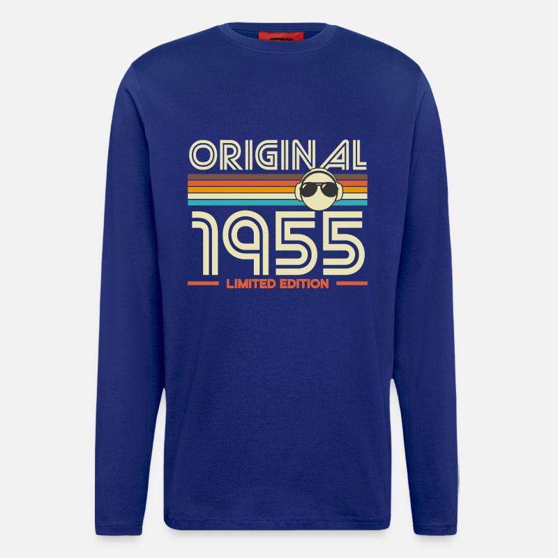 Originale Retro-Edition von 1955 - Langarmshirt - made by SPREAD - Iconic Blue
