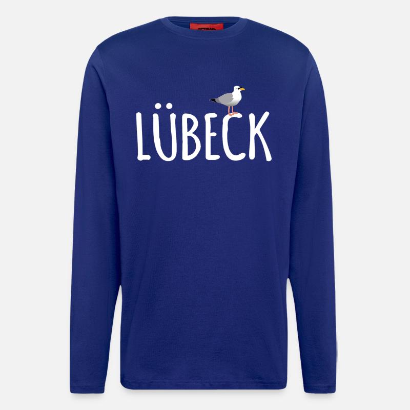 Lübeck Möwe - Langarmshirt - made by SPREAD  - Iconic Blue
