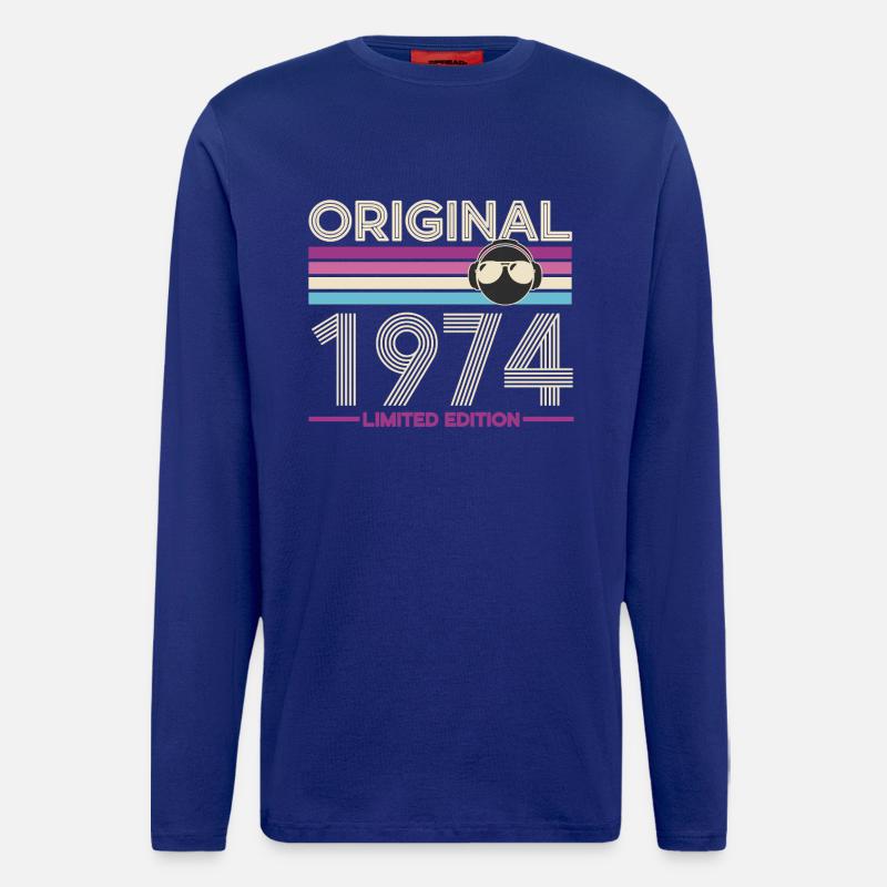 1974 Retro First Edition - Longsleeve - made by SPREAD  - Iconic Blue