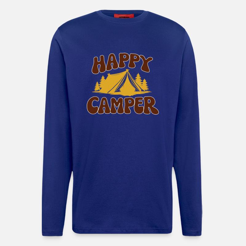 Happy Camper  - Langarmshirt - made by SPREAD  - Iconic Blue
