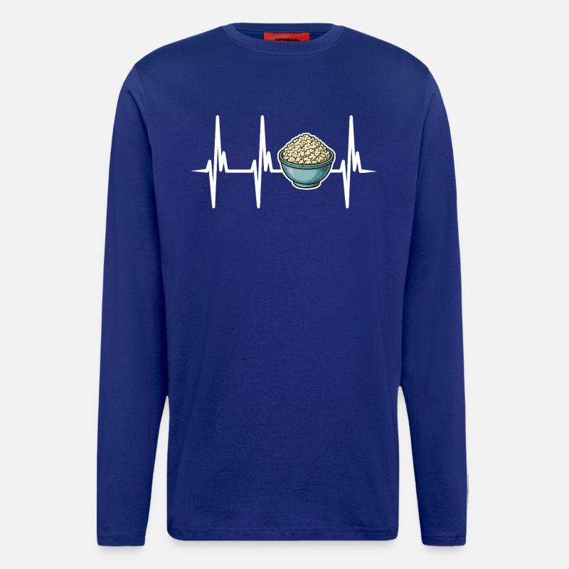 Ich liebe Ricotta Käse - Langarmshirt - made by SPREAD  - Iconic Blue