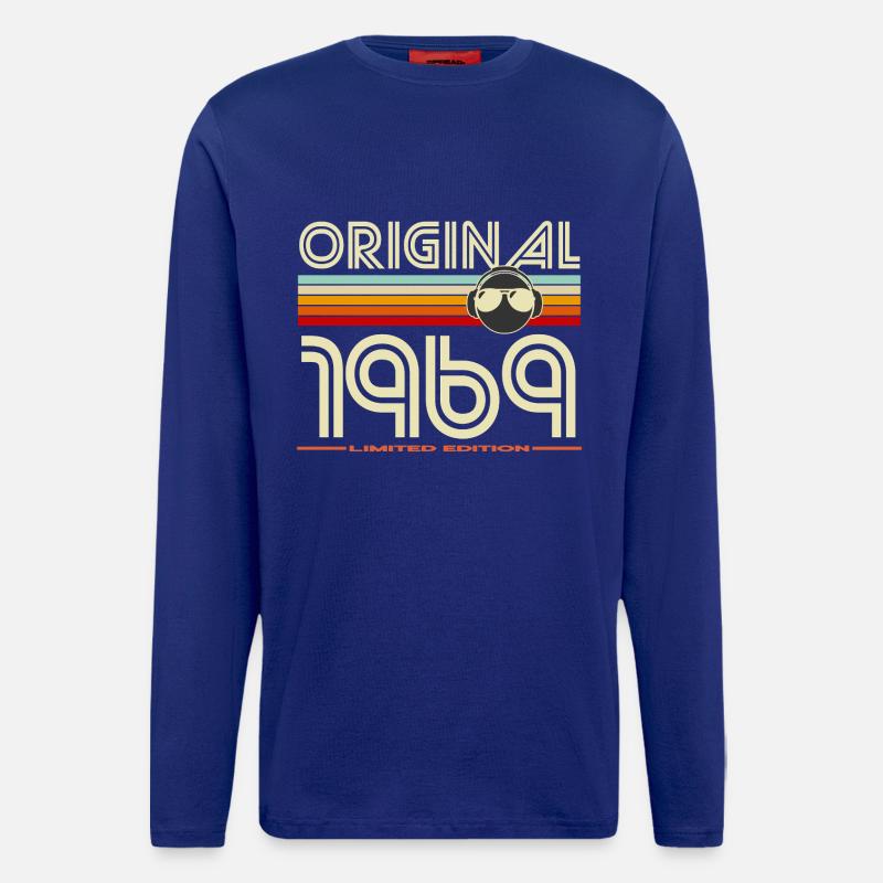 Originale Retro-Edition von 1969 - Langarmshirt - made by SPREAD  - Iconic Blue