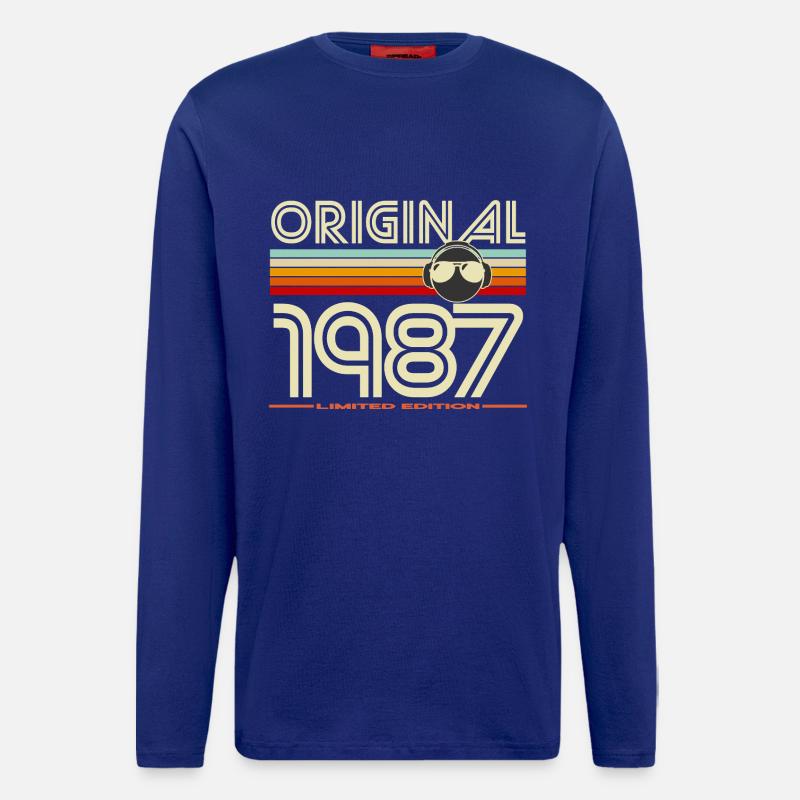 Originale limitierte Edition von 1987 - Langarmshirt - made by SPREAD  - Iconic Blue