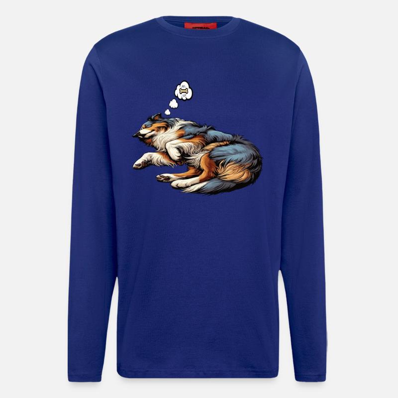 Australian Shepherd Aussie Aussiebesitzer Aussies - Langarmshirt - made by SPREAD  - Iconic Blue