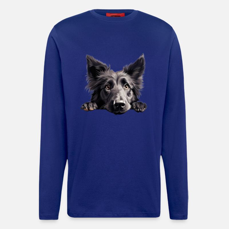 Belgian Sheepdog - Langarmshirt - made by SPREAD  - Iconic Blue